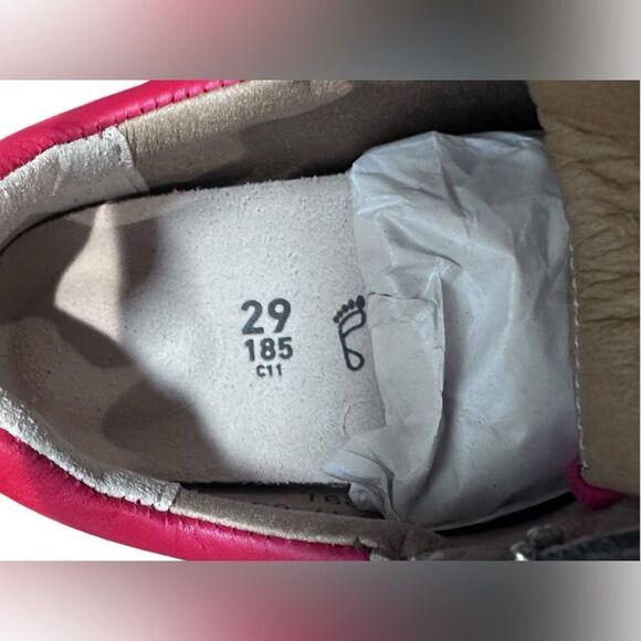 BIRKENSTOCK Kids Astee Leather Supportive ColorBlock Sneaker Shoes Regular Fit - Picture 9 of 15